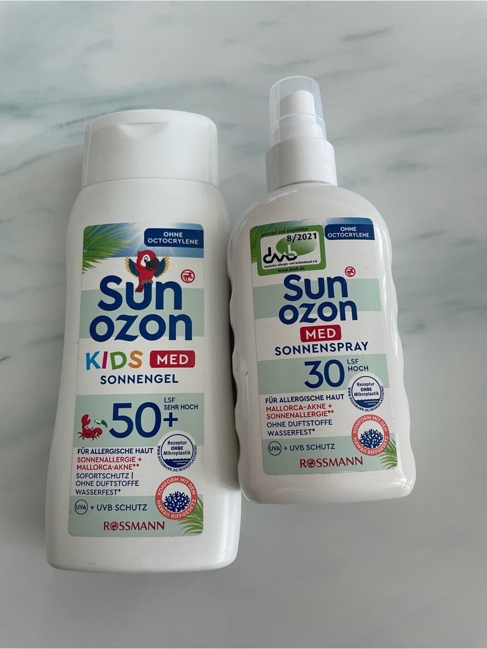 Kids Med SPF 50+ Sonnengel & SPF 30 Sonnenspray - White